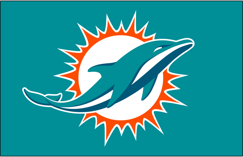 Miami Dolphins 2018-Pres Primary Dark Logo iron on transfers for fabric